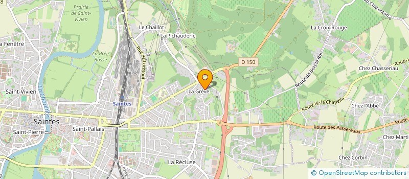 localisation de l'entreprise MONSIEUR JEREMY BALLET  SAINTES