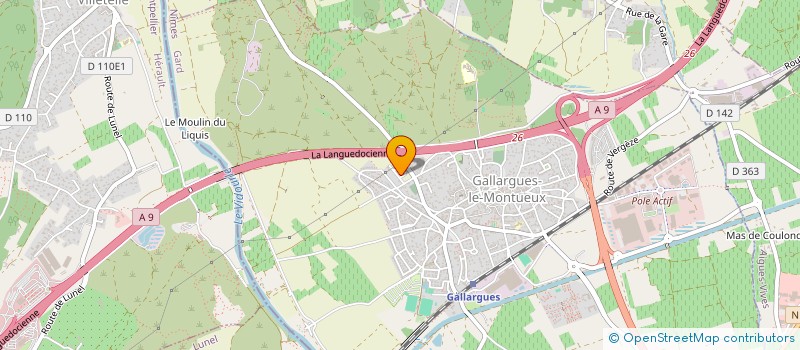 localisation de l'entreprise MONSIEUR JEREMY BANDIERA à GALLARGUES-LE-MONTUEUX