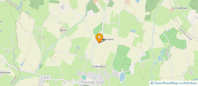 localisation de l'entreprise MONSIEUR JEREMY BARAT  FOUSSAIS-PAYRE