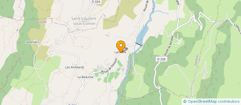 localisation de l'entreprise MONSIEUR JEREMY BARAU  LUSSAS