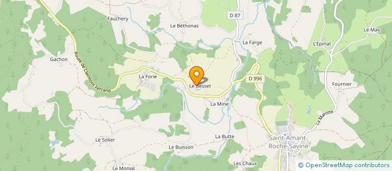 localisation de l'entreprise MONSIEUR JEREMY BARBA  LE VERNET-CHAMEANE