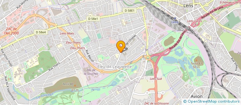 localisation de l'entreprise MONSIEUR JEREMY BARBIER  ELEU-DIT-LEAUWETTE