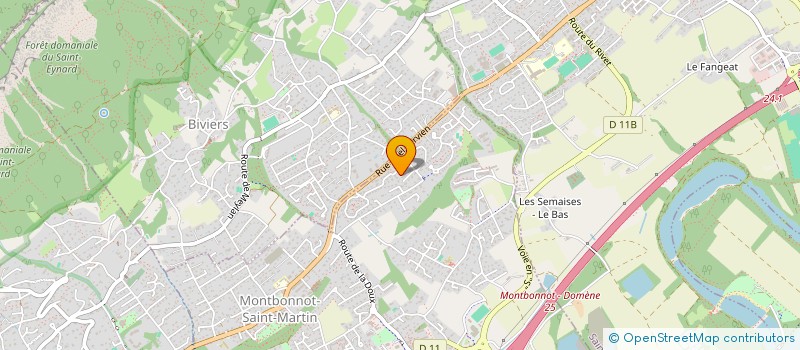 localisation de l'entreprise MONSIEUR JEREMY BARET à MONTBONNOT-SAINT-MARTIN
