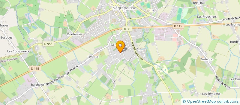 localisation de l'entreprise MONSIEUR JEREMY BARRAFRANCA  NEGREPELISSE