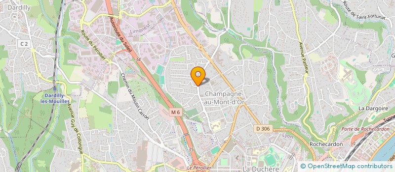 localisation de l'entreprise MONSIEUR JEREMY BARRAL  CHAMPAGNE-AU-MONT-D'OR