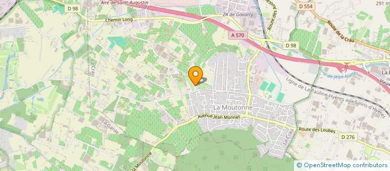 localisation de l'entreprise MONSIEUR JEREMY BARRALIS  LA CRAU