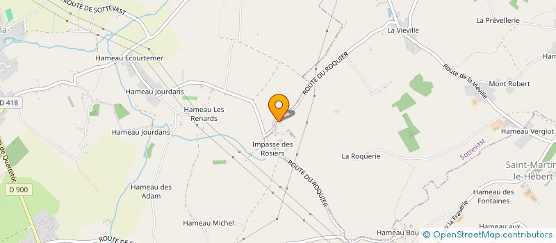 localisation de l'entreprise MONSIEUR JEREMY BARRAY  SOTTEVAST