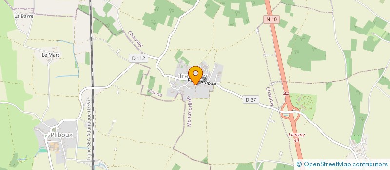 localisation de l'entreprise MONSIEUR JEREMY BARTHELEMY  CHAUNAY