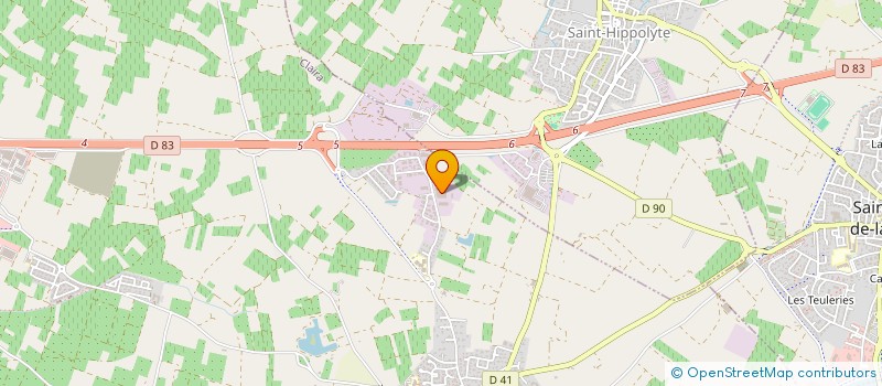 localisation de l'entreprise MONSIEUR JEREMY BASNIER  CLAIRA