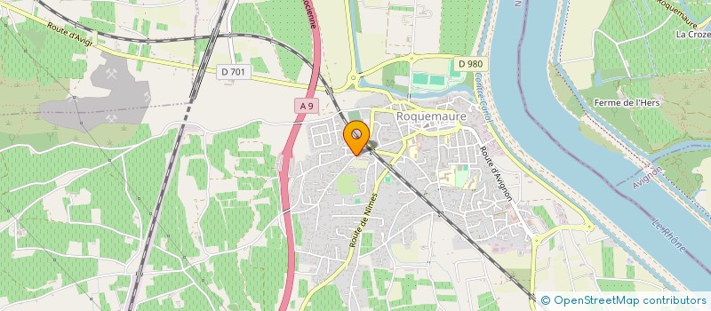 localisation de l'entreprise MONSIEUR JEREMY BASTARD  ROQUEMAURE