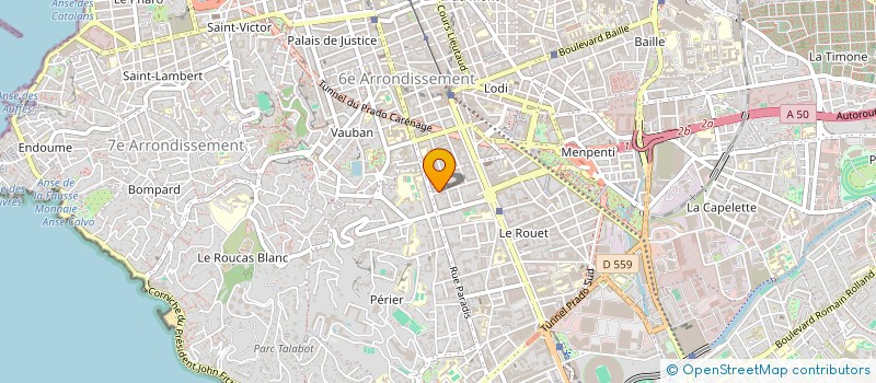 localisation de l'entreprise MONSIEUR JEREMY BASTIDE à MARSEILLE