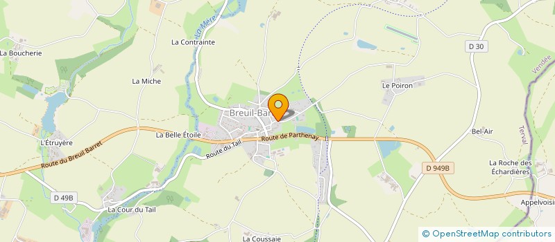 localisation de l'entreprise MONSIEUR JEREMY BATY  CHEFFOIS