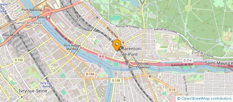 localisation de l'entreprise MONSIEUR JEREMY BAUCHET  CHARENTON-LE-PONT