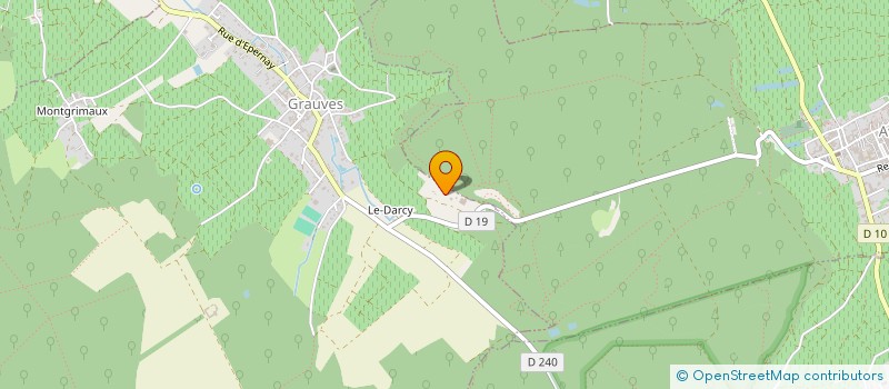 localisation de l'entreprise MONSIEUR JEREMY BAUDRY  GRAUVES