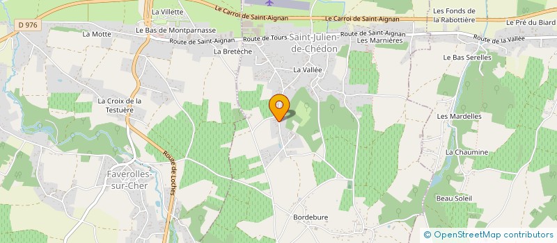 localisation de l'entreprise MONSIEUR JEREMY BAUDRY  SAINT-JULIEN-DE-CHEDON