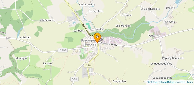 localisation de l'entreprise MONSIEUR JEREMY BAUMGAERTNER  BAZOUGES-LA-PEROUSE