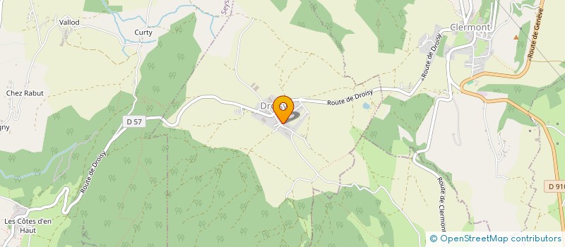 localisation de l'entreprise MONSIEUR JEREMY BAUSSAND  DROISY