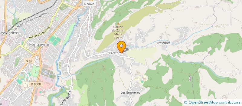 localisation de l'entreprise MONSIEUR JEREMY BAYOL ROCHE  GAP