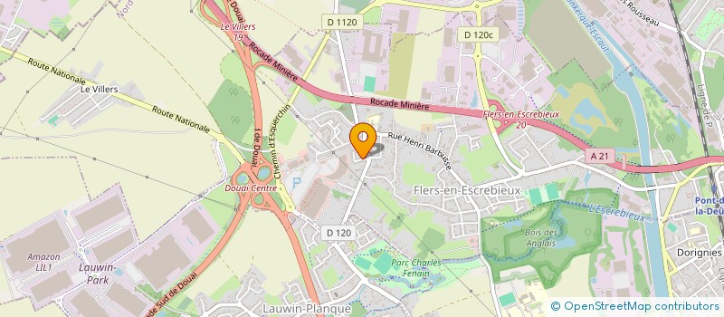 localisation de l'entreprise MONSIEUR JEREMY BEAUREPAIRE  FLERS-EN-ESCREBIEUX