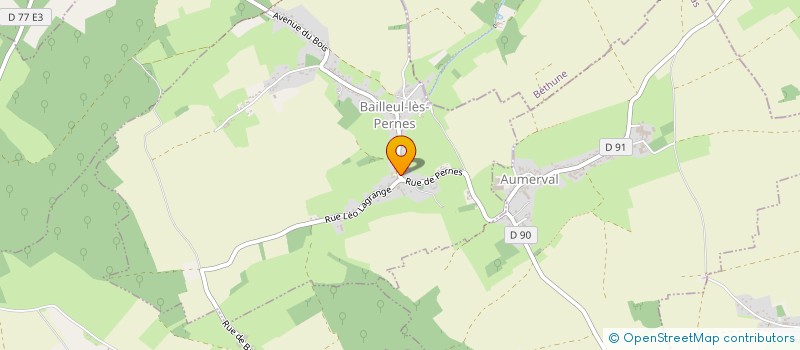 localisation de l'entreprise MONSIEUR JEREMY BECCU  BAILLEUL-LES-PERNES