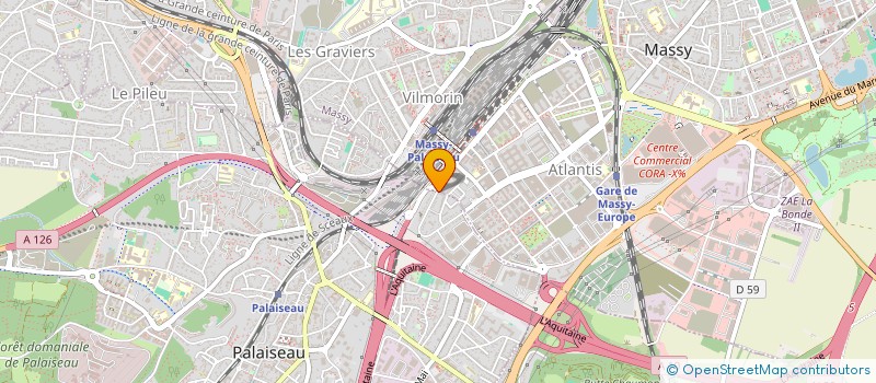 localisation de l'entreprise MONSIEUR JEREMY BECK  PALAISEAU