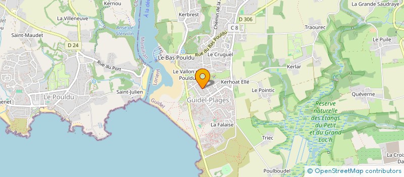 localisation de l'entreprise MONSIEUR JEREMY BEDIOT  GUIDEL