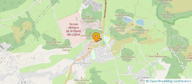 localisation de l'entreprise MONSIEUR JEREMY BEGUE  LE TAMPON