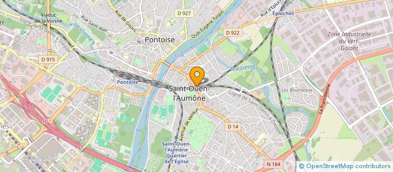 localisation de l'entreprise MONSIEUR JEREMY BEGUIN à SAINT-OUEN-L'AUMONE