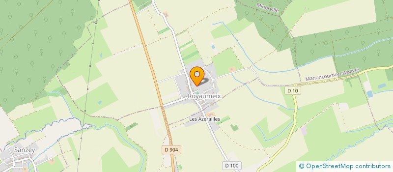 localisation de l'entreprise MONSIEUR JEREMY BEL  ROYAUMEIX