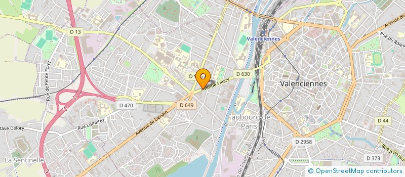 localisation de l'entreprise MONSIEUR JEREMY BELGRAM à VALENCIENNES