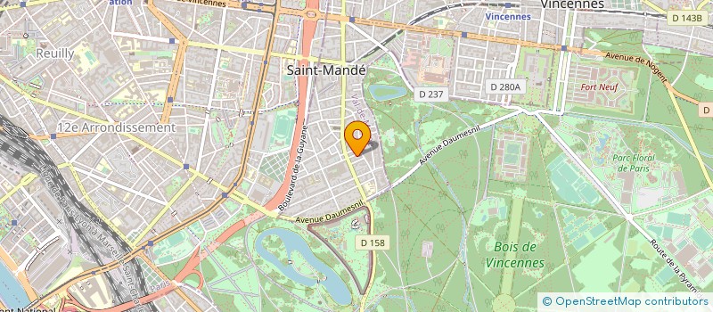 localisation de l'entreprise MONSIEUR JEREMY BELHASSEN  SAINT-MANDE