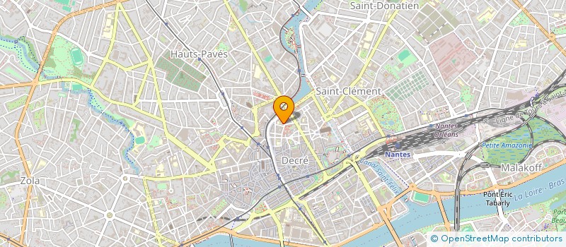 localisation de l'entreprise MONSIEUR JEREMY BELLANGER à NANTES