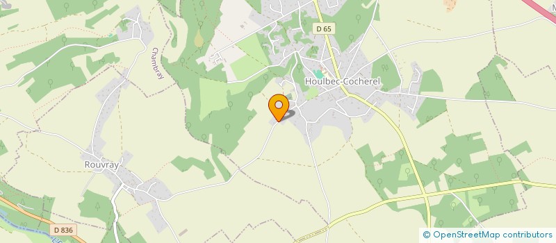 localisation de l'entreprise MONSIEUR JEREMY BENOIT  HOULBEC-COCHEREL