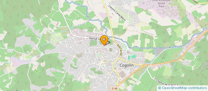 localisation de l'entreprise MONSIEUR JEREMY BERGER  COGOLIN