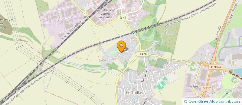 localisation de l'entreprise MONSIEUR JEREMY BERGER  GOUSSAINVILLE