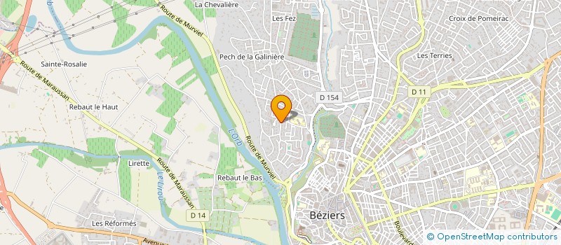 localisation de l'entreprise MONSIEUR JEREMY BERNABE à BEZIERS