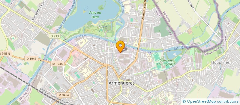 localisation de l'entreprise MONSIEUR JEREMY BERTELOOT à ARMENTIERES