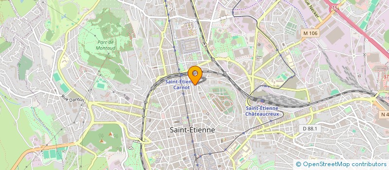 localisation de l'entreprise MONSIEUR JEREMY BERTHOLAT  SAINT-ETIENNE