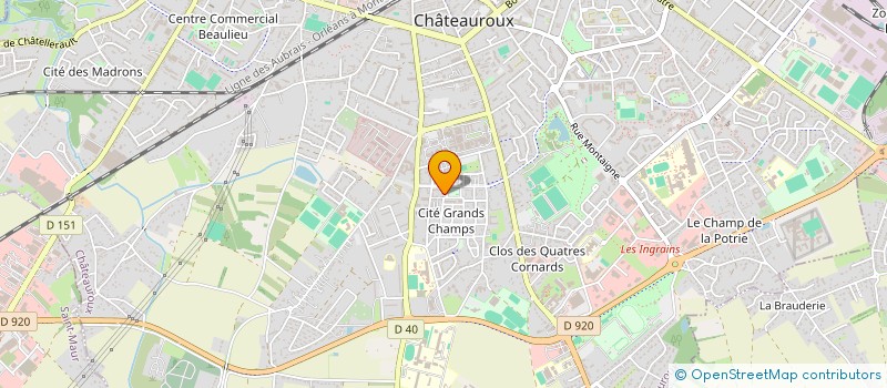 localisation de l'entreprise MONSIEUR JEREMY BERTIN à CHATEAUROUX