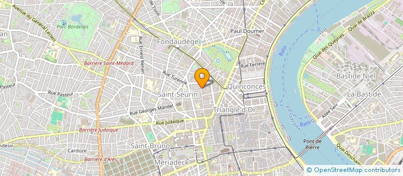 localisation de l'entreprise MONSIEUR JEREMY BERTRAND  BORDEAUX