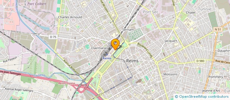 localisation de l'entreprise MONSIEUR JEREMY BESTEL  REIMS