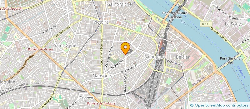 localisation de l'entreprise MONSIEUR JEREMY BEUQUILA  BORDEAUX