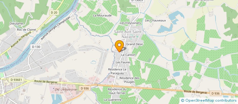 localisation de l'entreprise MONSIEUR JEREMY BEYNE à SAINT-AVIT-SAINT-NAZAIRE