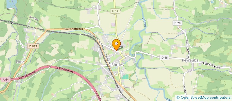 localisation de l'entreprise MONSIEUR JEREMY BIARNES  BORDES