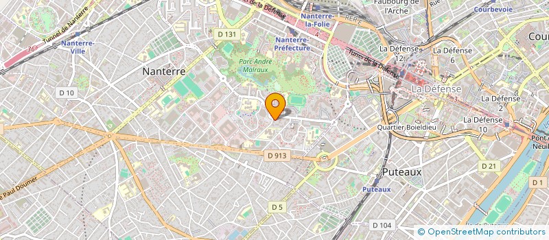 localisation de l'entreprise MONSIEUR JEREMY BIBAL à NANTERRE