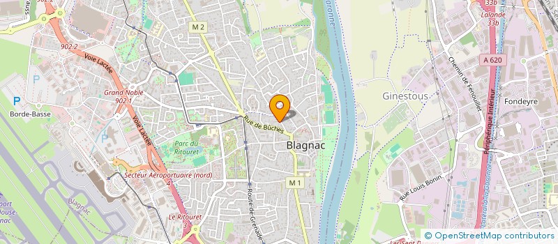 localisation de l'entreprise MONSIEUR JEREMY BICRAME  BLAGNAC