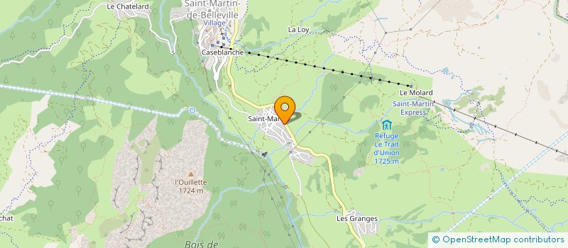 localisation de l'entreprise MONSIEUR JEREMY BIGE  LES BELLEVILLE