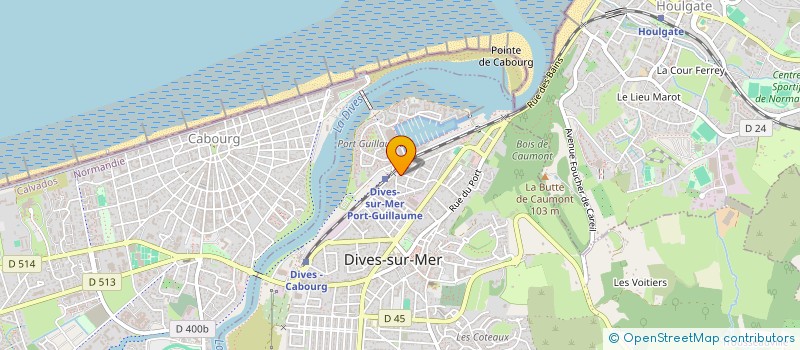 localisation de l'entreprise MONSIEUR JEREMY BIGOT à DIVES-SUR-MER