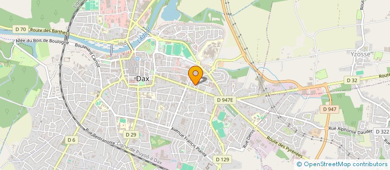 localisation de l'entreprise MONSIEUR JEREMY BIHAN  DAX