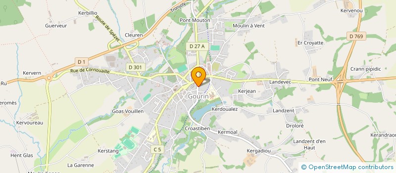 localisation de l'entreprise MONSIEUR JEREMY BIZIEN  GOURIN